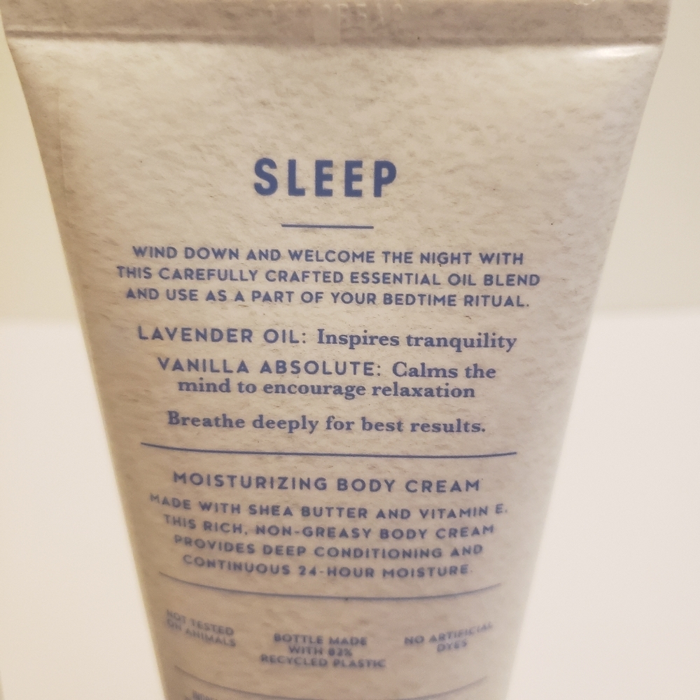 SLEEP Aromatherapy Lavender & Vanilla Body Cream NEW Bath & Body Works - Picture 2 of 6